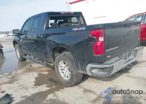 2021 Chevrolet Silverado 1500 Lt z USA, uszkodzony, nr VIN 3GCUYDED6MG233878